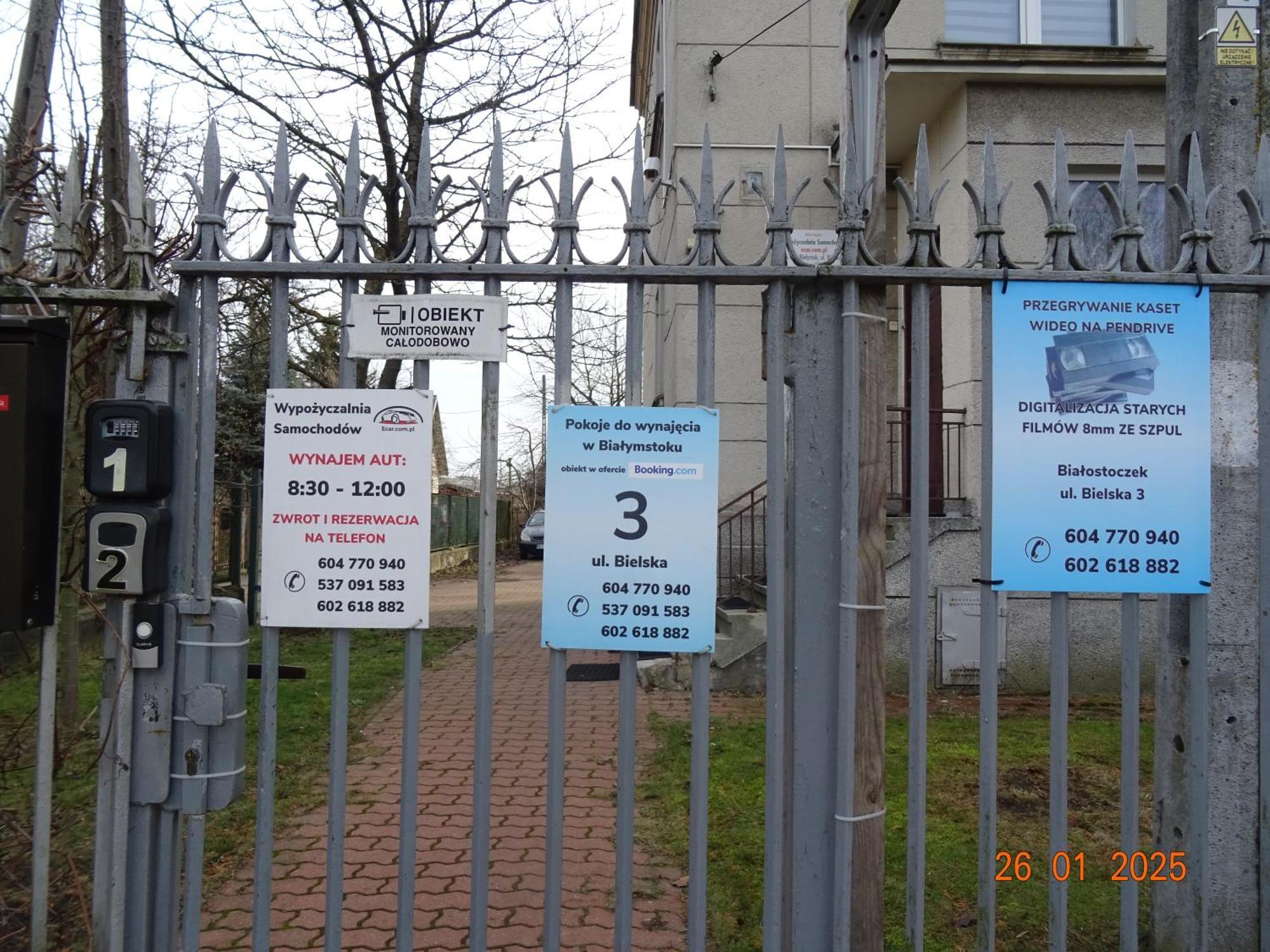 Pokoje Do Wynajecia W Centrum Bialegostoku Białystok Esterno foto